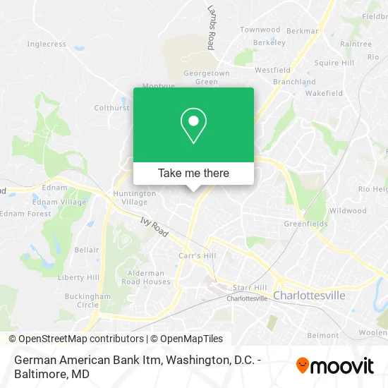 German American Bank Itm map