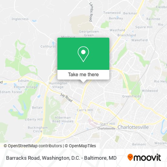 Mapa de Barracks Road