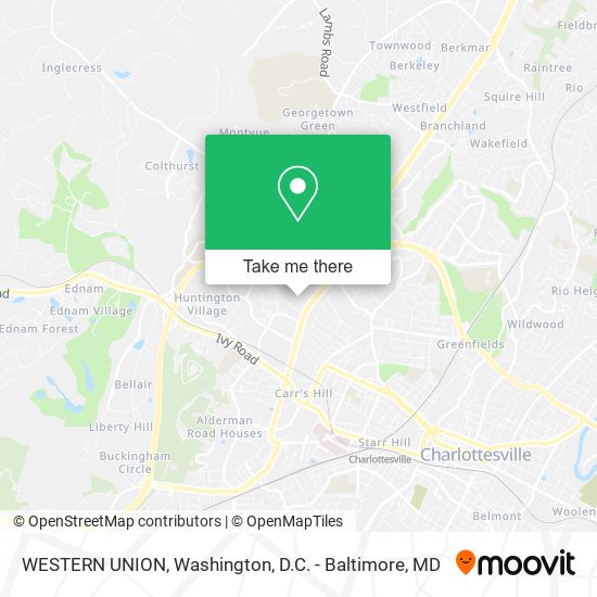 Mapa de WESTERN UNION
