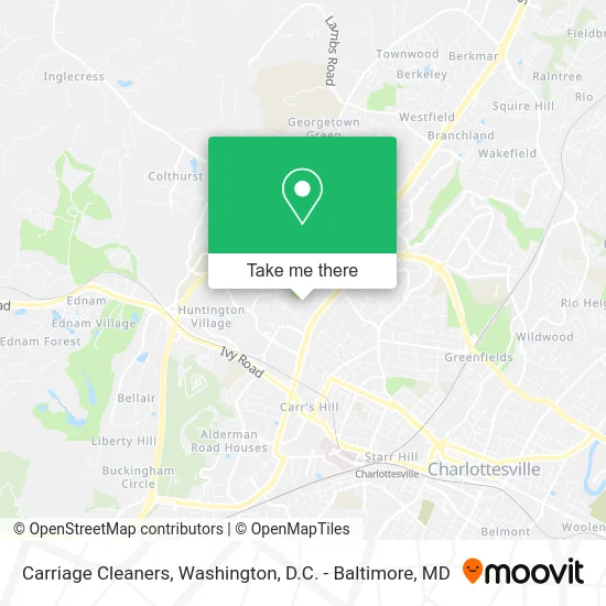 Carriage Cleaners map