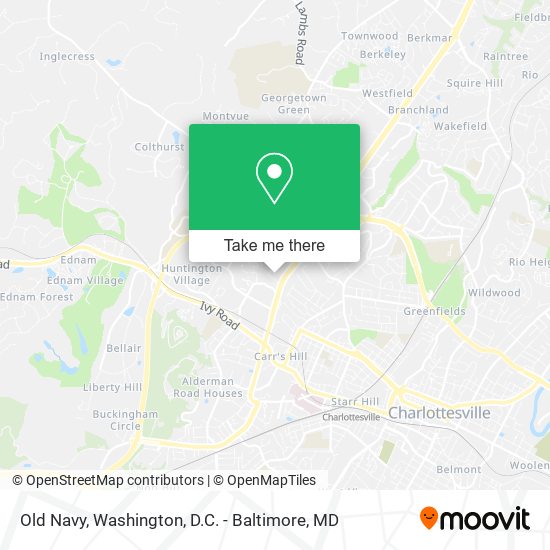 Mapa de Old Navy