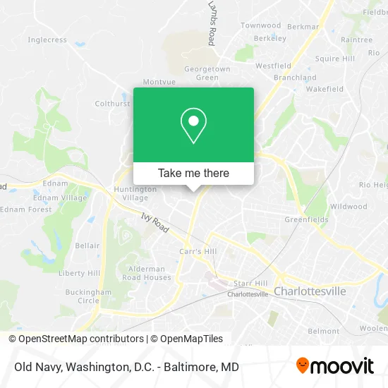 Mapa de Old Navy