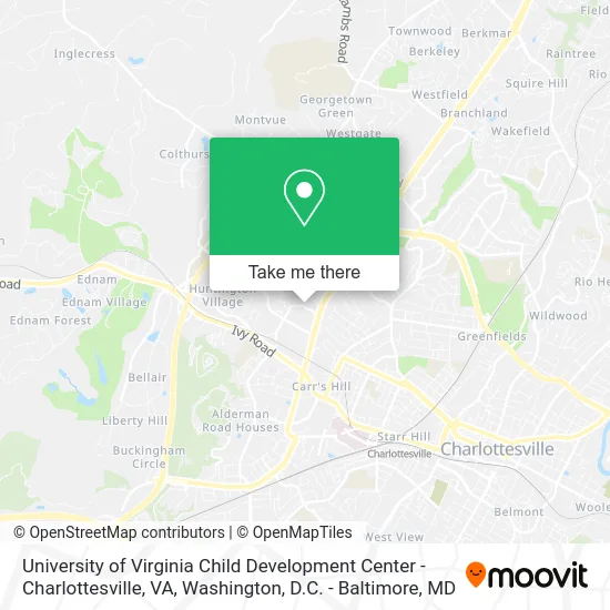 University of Virginia Child Development Center - Charlottesville, VA map