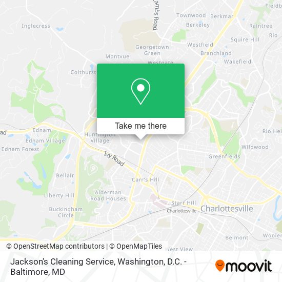 Jackson's Cleaning Service map