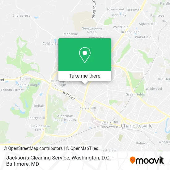 Jackson's Cleaning Service map