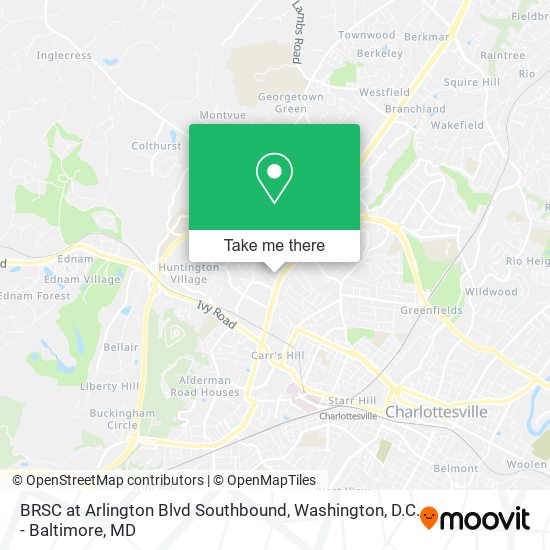 Mapa de BRSC at Arlington Blvd Southbound
