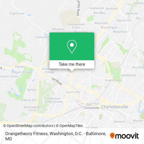 Orangetheory Fitness map