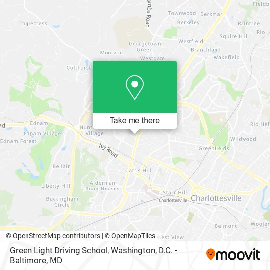 Green Light Driving School map