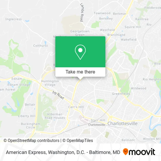 American Express map