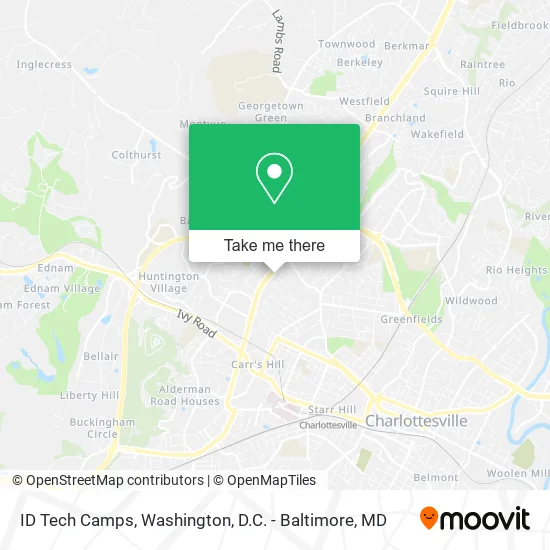 ID Tech Camps map