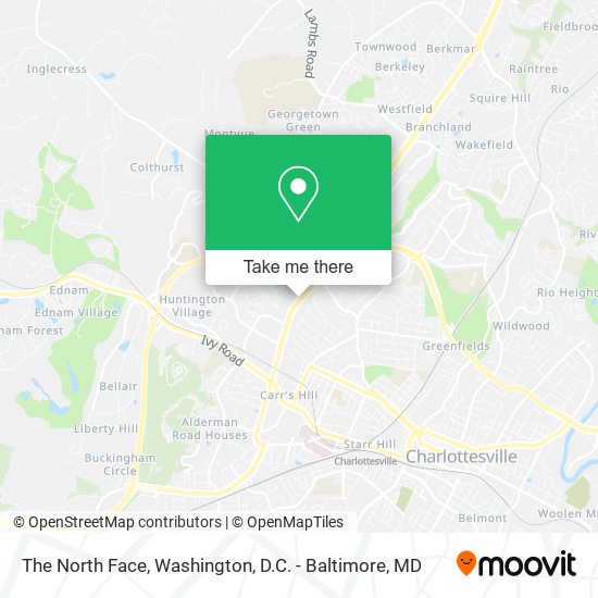 The North Face map