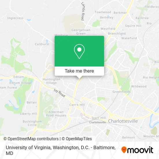 University of Virginia map