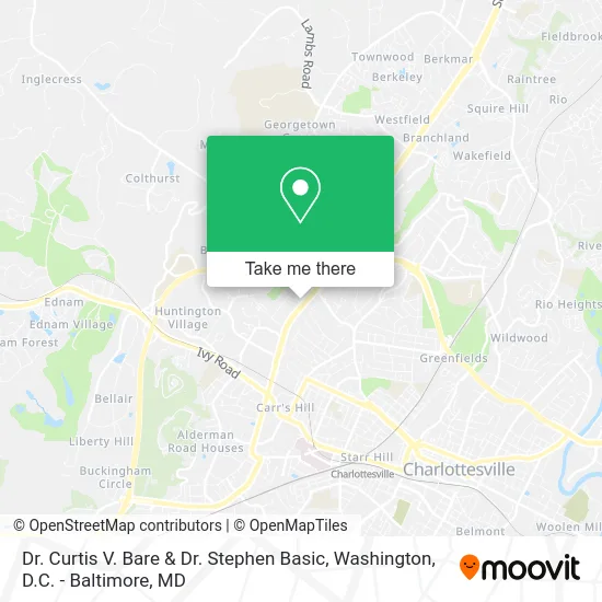 Dr. Curtis V. Bare & Dr. Stephen Basic map