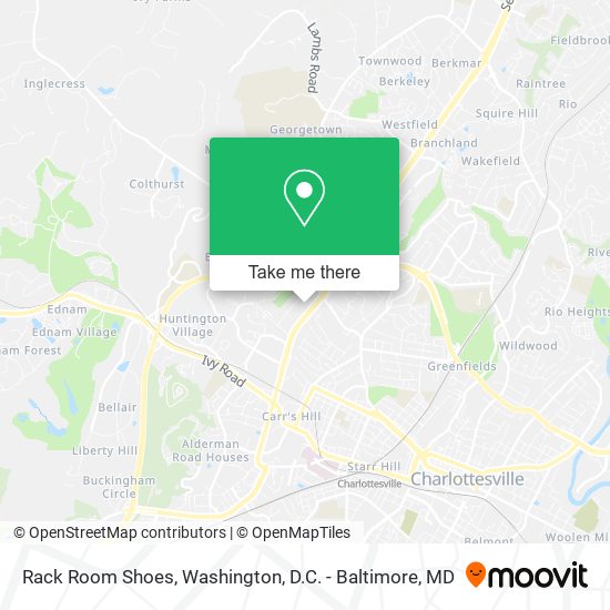 Mapa de Rack Room Shoes
