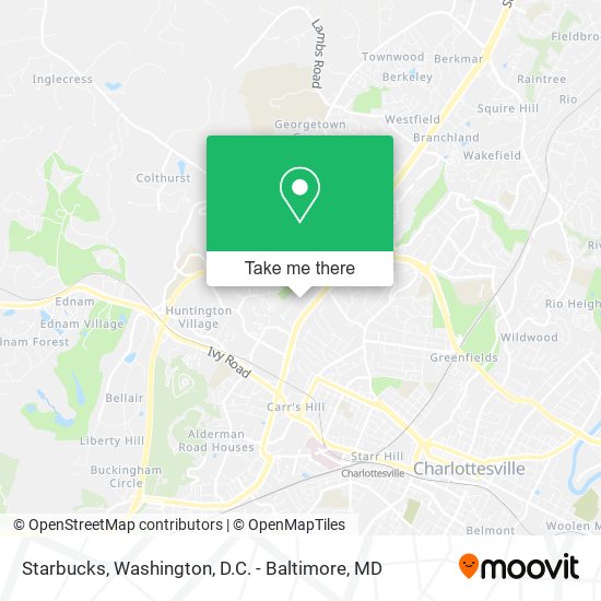 Starbucks map