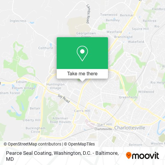 Pearce Seal Coating map