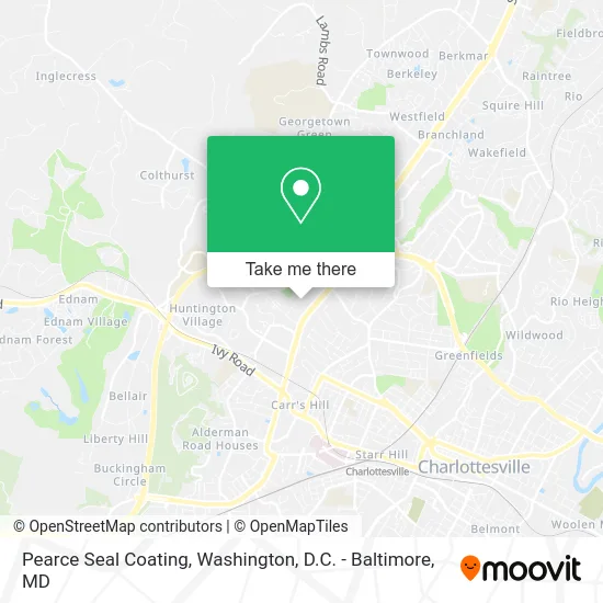 Pearce Seal Coating map