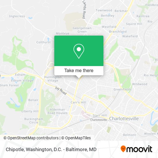 Mapa de Chipotle