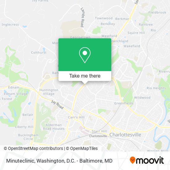 Minuteclinic map