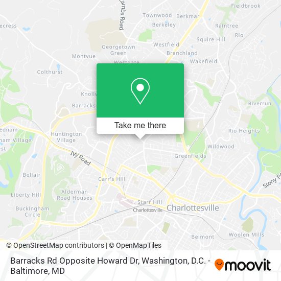 Barracks Rd Opposite Howard Dr map