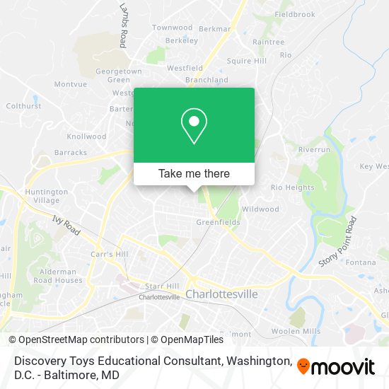 Discovery Toys Educational Consultant map