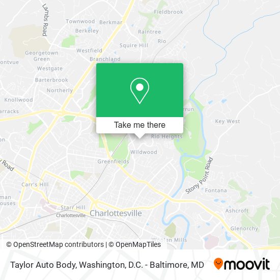 Taylor Auto Body map