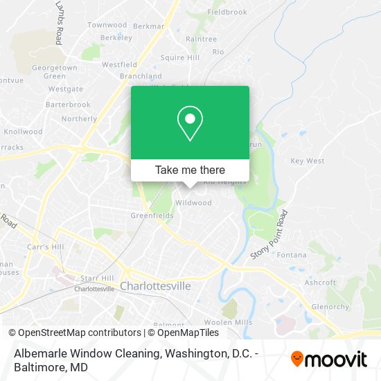 Mapa de Albemarle Window Cleaning