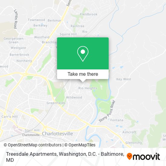 Treesdale Apartments map