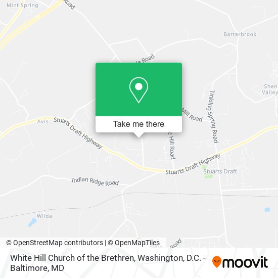 White Hill Church of the Brethren map
