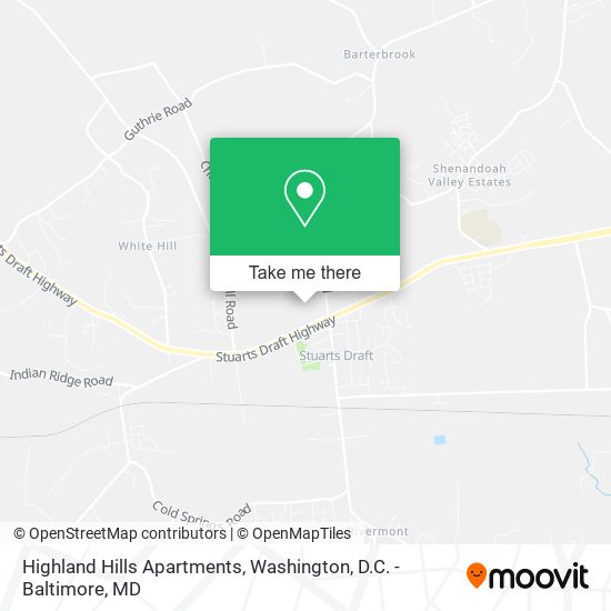 Highland Hills Apartments map