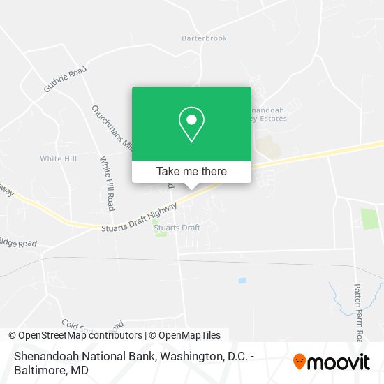 Mapa de Shenandoah National Bank