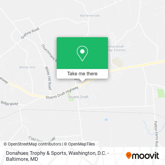 Donahues Trophy & Sports map