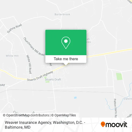 Weaver Insurance Agency map