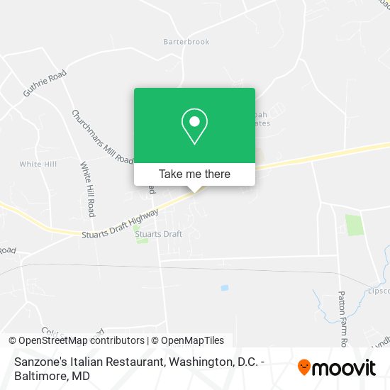 Sanzone's Italian Restaurant map