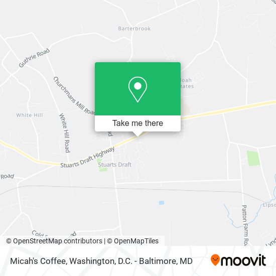 Micah's Coffee map