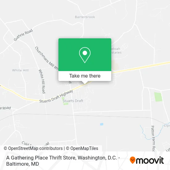 A Gathering Place Thrift Store map