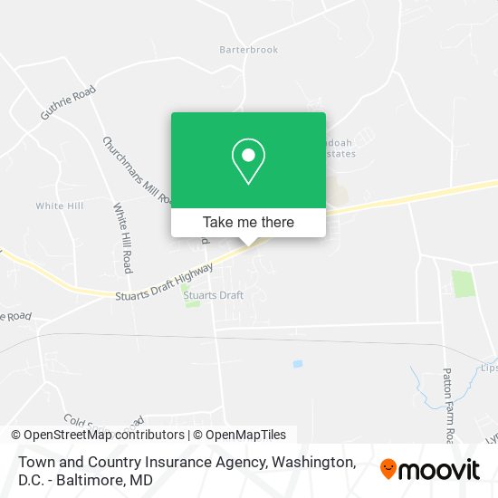 Mapa de Town and Country Insurance Agency
