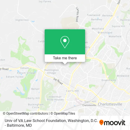 Univ of VA Law School Foundation map