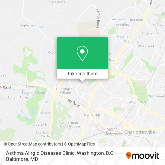 Asthma Allrgic Diseases Clinic map