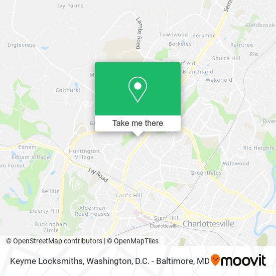 Keyme Locksmiths map
