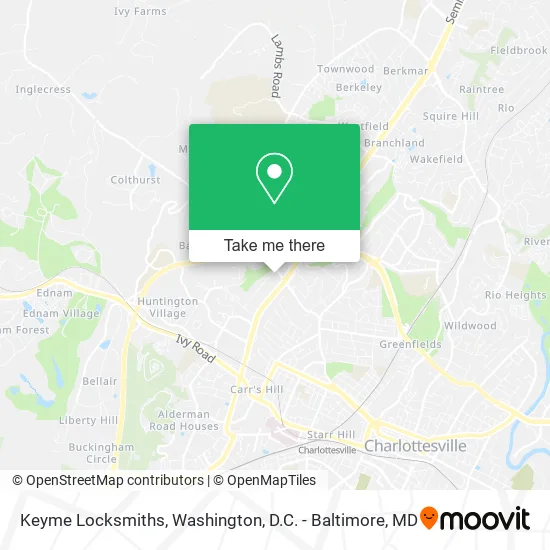 Keyme Locksmiths map