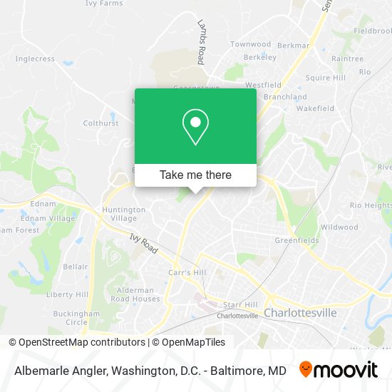 Mapa de Albemarle Angler