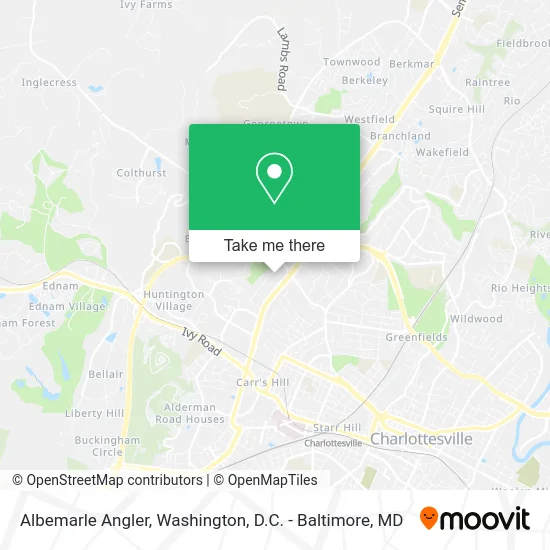 Albemarle Angler map