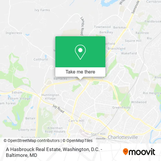 A Hasbrouck Real Estate map
