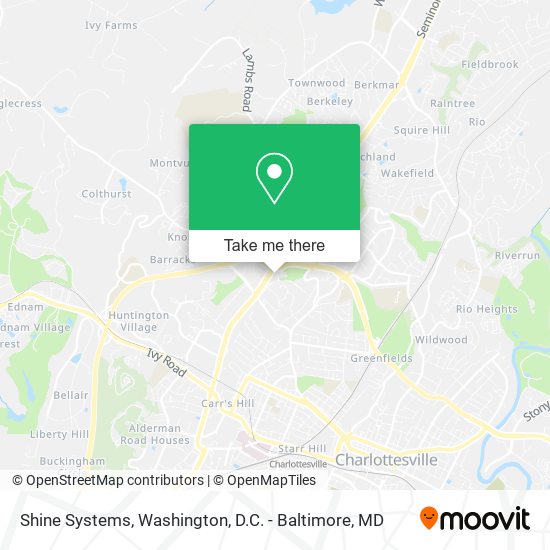 Shine Systems map