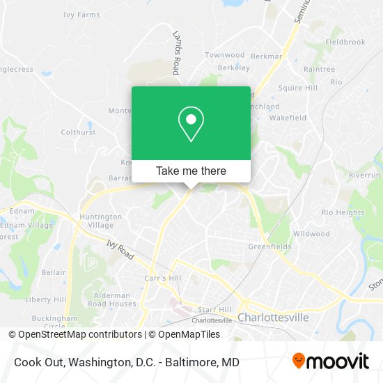 Cook Out map
