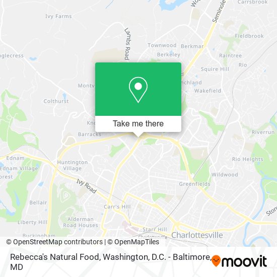 Mapa de Rebecca's Natural Food