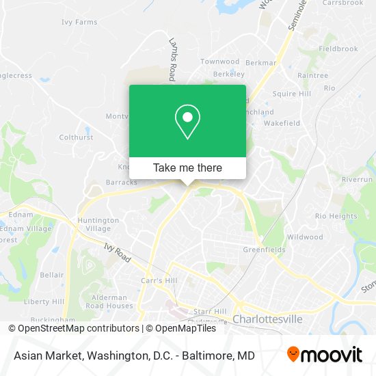 Mapa de Asian Market
