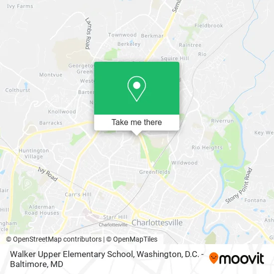 Walker Upper Elementary School map