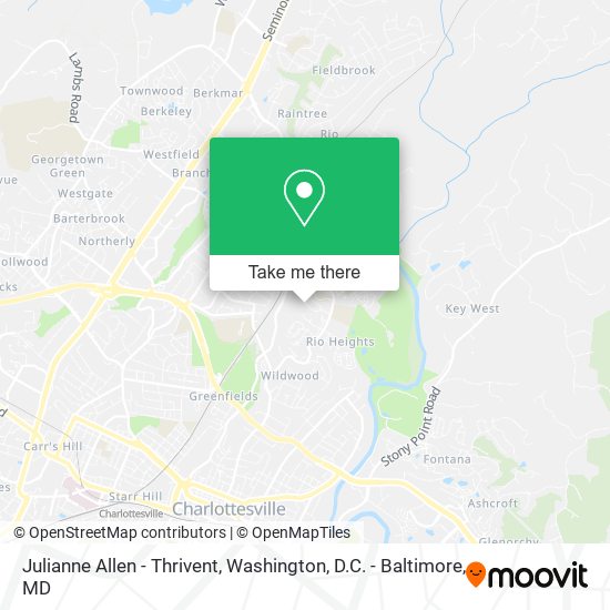 Julianne Allen - Thrivent map